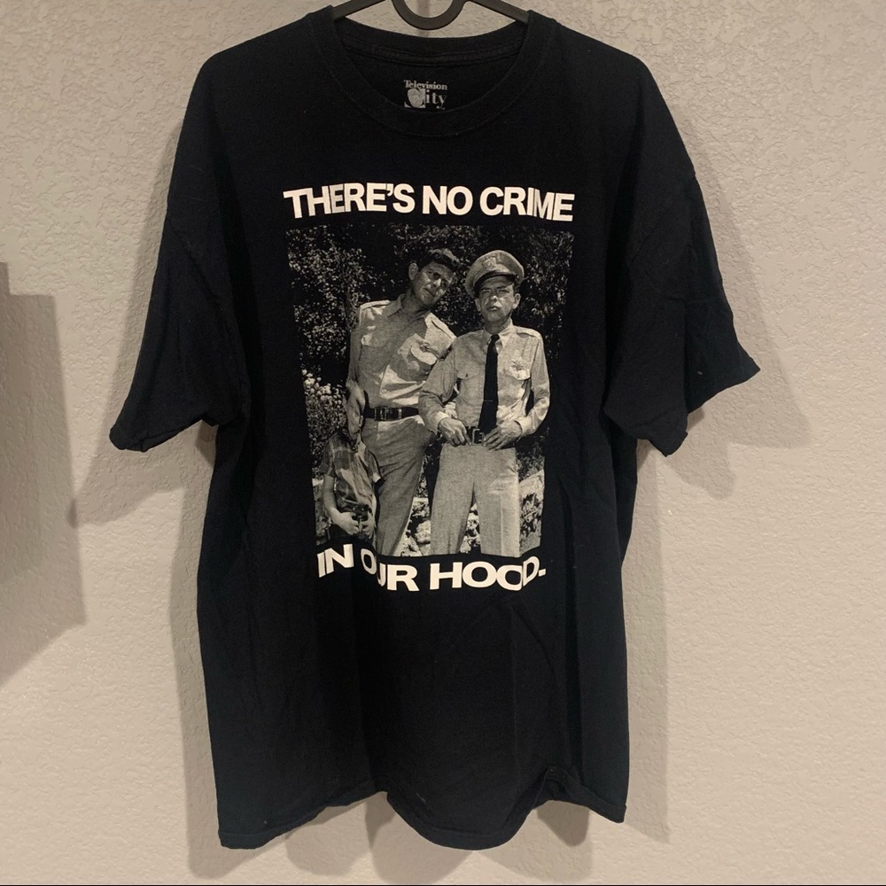 “The Andy Griffith Show” black and white t-shirt